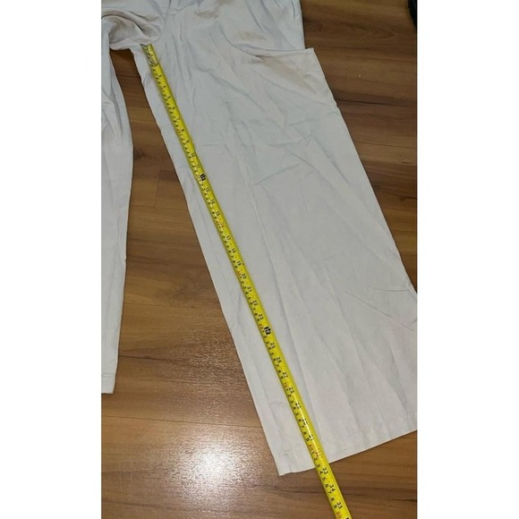 Womens NWT Madewell High Rise Linen Blend Casual Wide Leg Pants - Picture 3 of 6